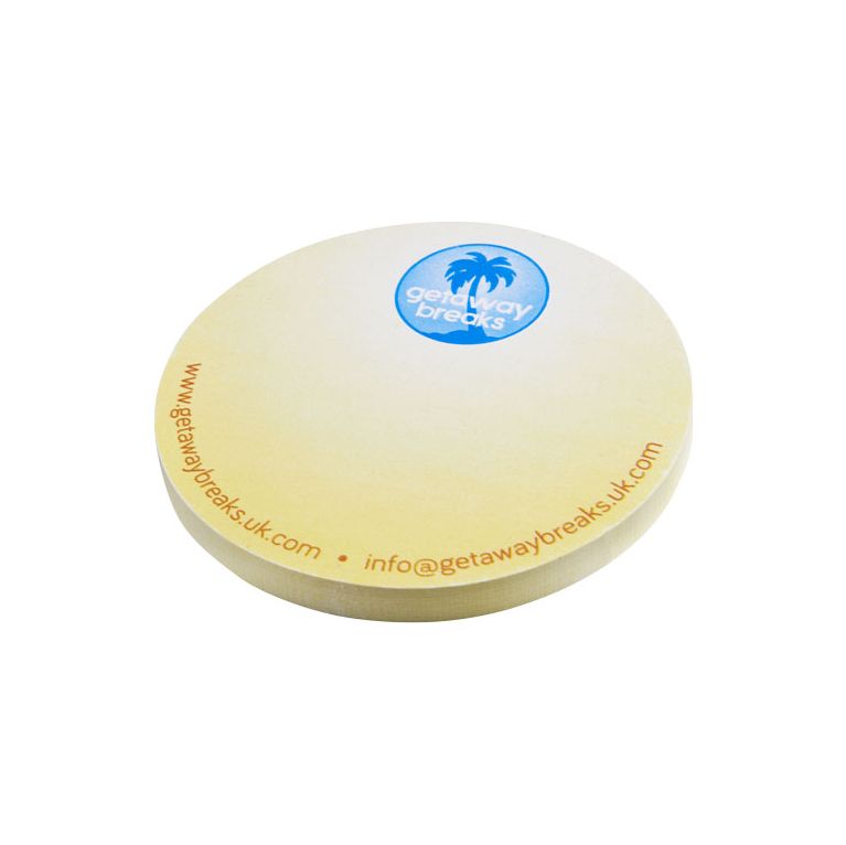 Sticky-Mate® circle-shaped recycled sticky notes