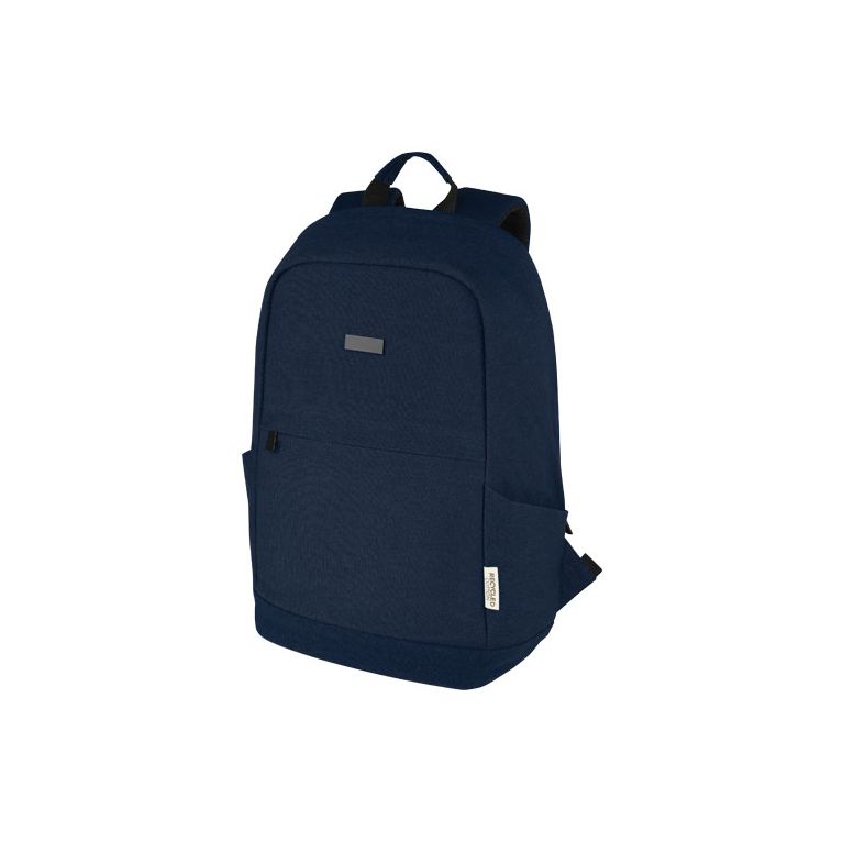 Joey 15.6" GRS recycled canvas anti-theft laptop backpack 18L