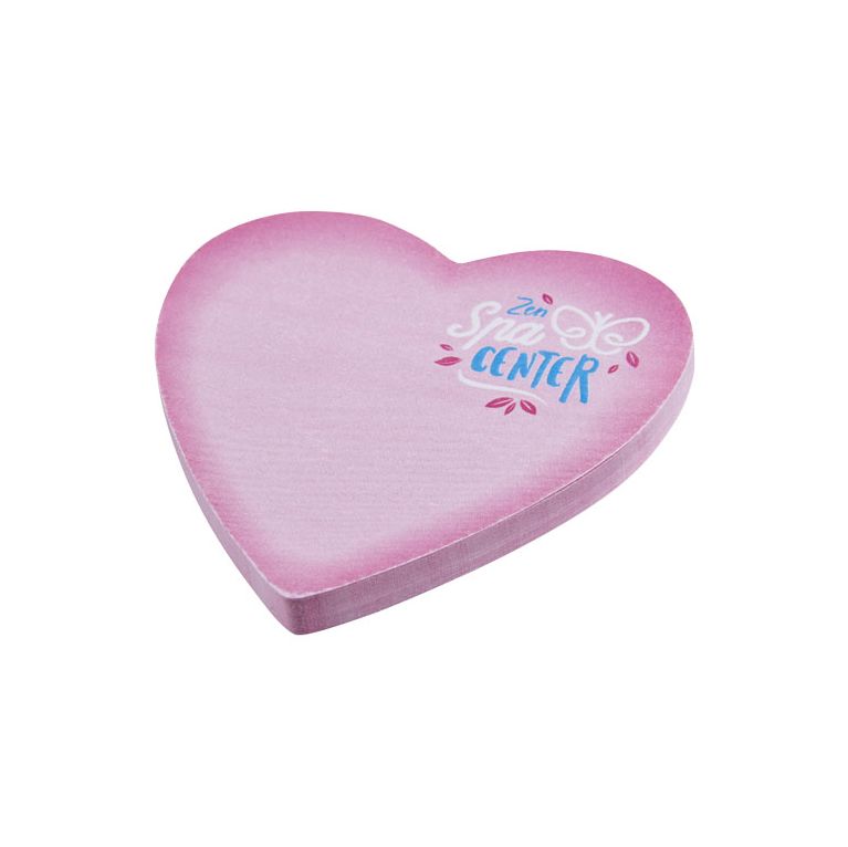 Sticky-Mate® heart-shaped recycled sticky notes