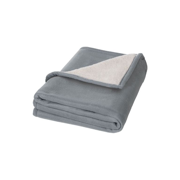 Springwood soft fleece and sherpa plaid blanket